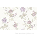 Flower pattern PVC wallpaper